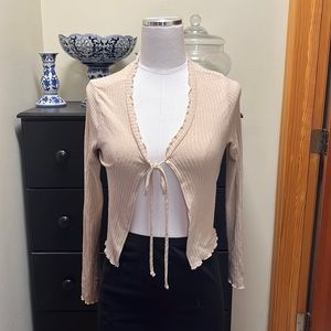 Beige Cardigan